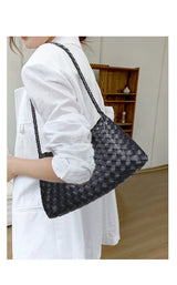 Cowhide Woven Bag