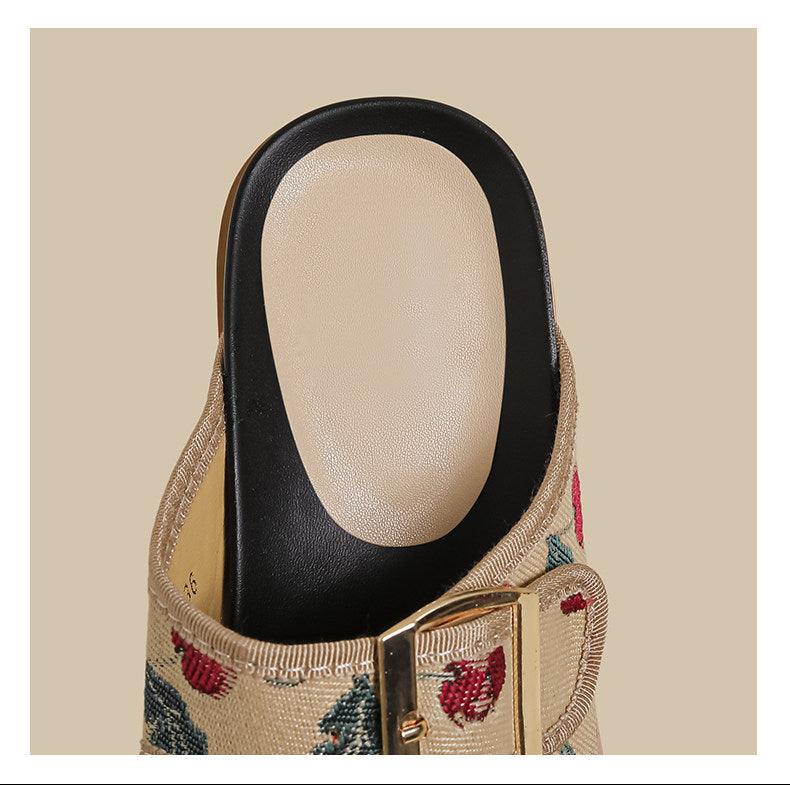 Cherry Strap Comfort Sandals