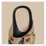Cherry Strap Comfort Sandals