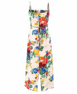 Bloom Canvas Midi Dress