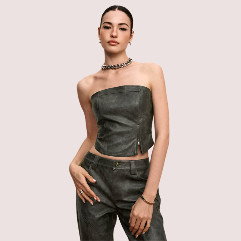 Leather Bandeau / Trouser