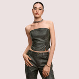Leather Bandeau / Trouser