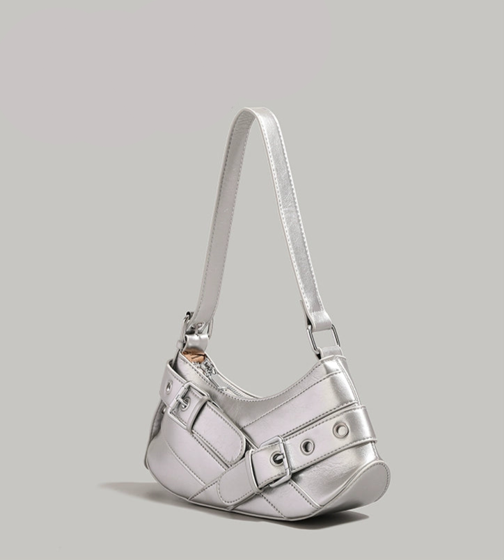 Buckled Shoulder Bag