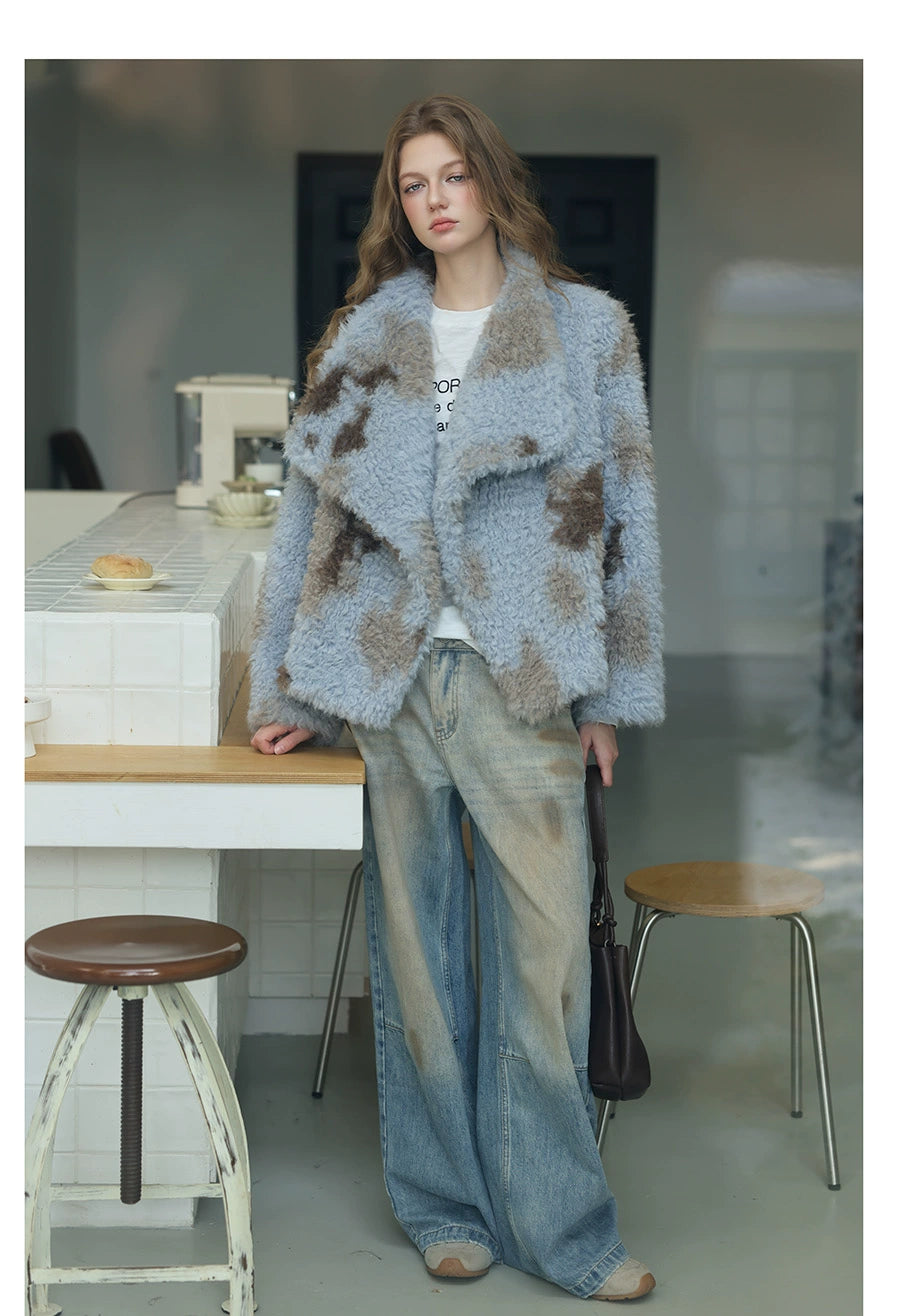 Plush Faux Fur Jacket