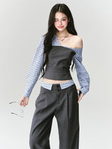 Contrast Top & Pants
