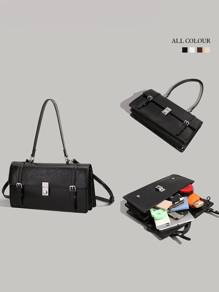 Leather Square Bag
