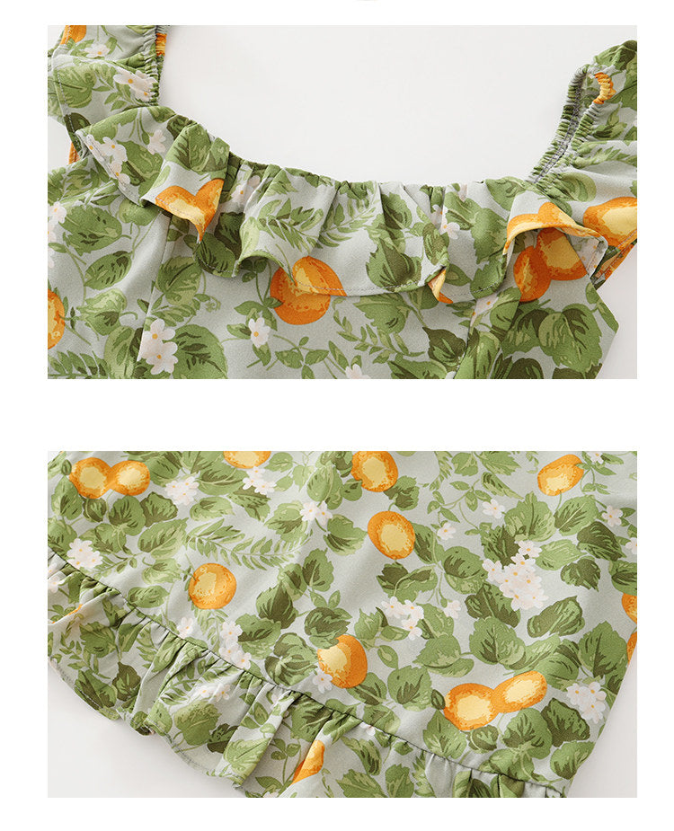 Lemon Garden Mini Dress