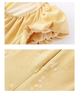 Golden Bloom Maxi Dress