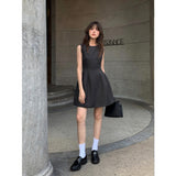 Structured Flare Mini Dress