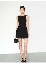 Open-Back Flare Mini Dress