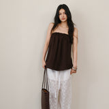 Tencel Bandeau Top