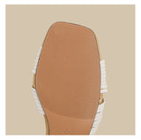 Knot Strap Heel Sandals (Ivory)