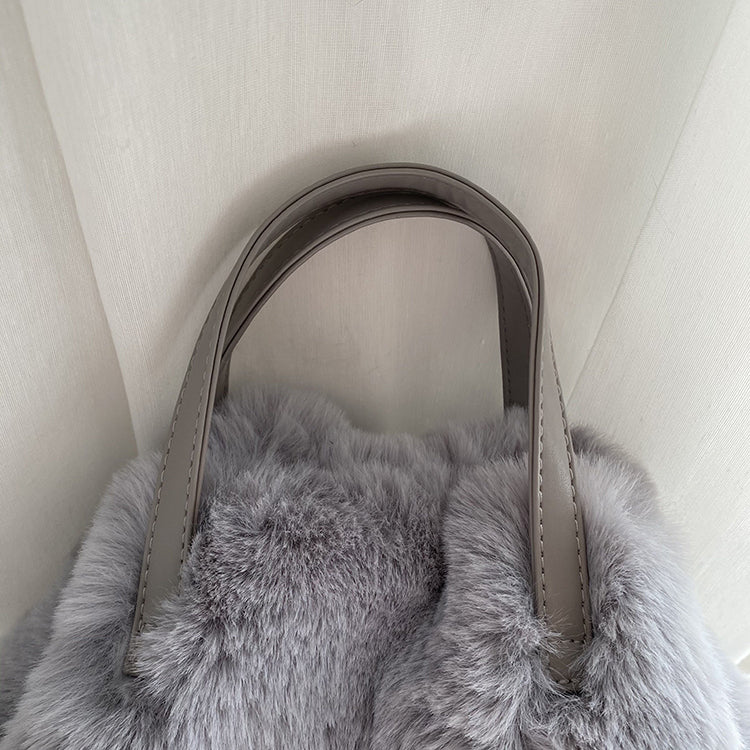 Plush Bucket Bag
