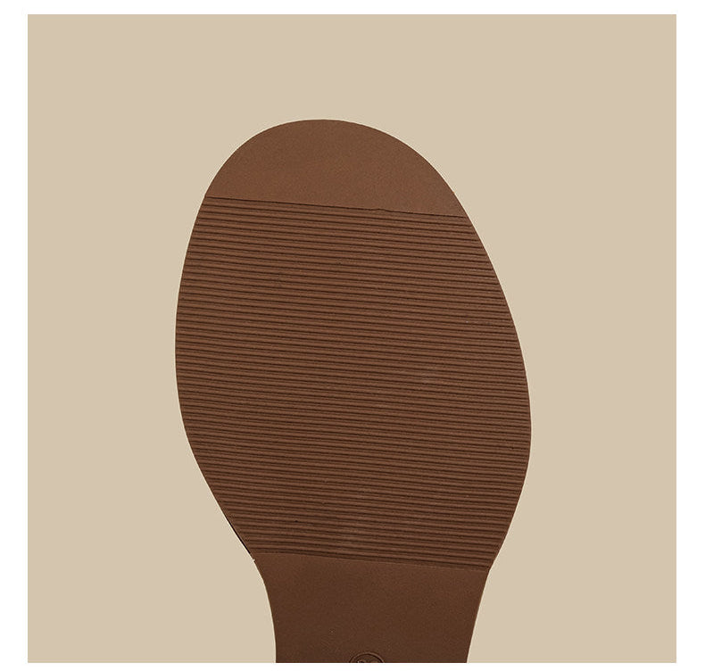 Minimal Ankle Strap Block Sandal