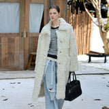 Ivory Plush Fur Coat
