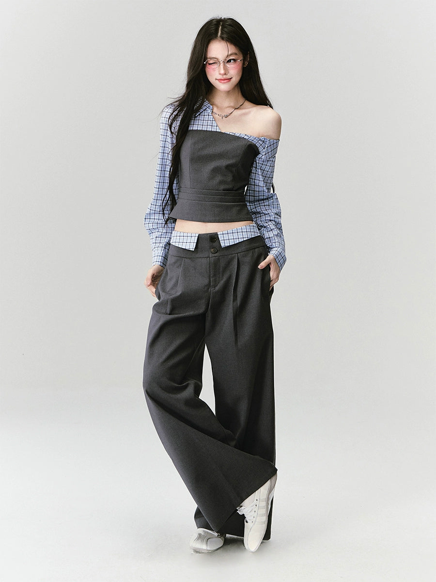 Contrast Top & Pants