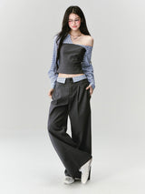 Contrast Top & Pants