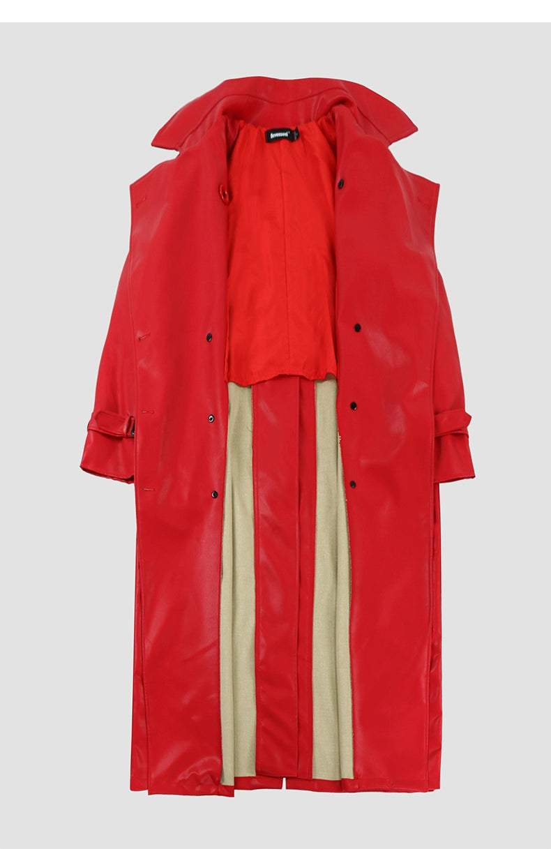 Leather Trench Coat