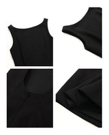 Open-Back Flare Mini Dress