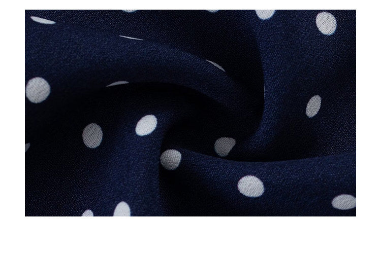 Midnight Dot Lace Dress
