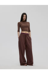 Brown Top & Sweatpants