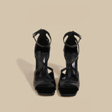 Gloss Strap Stiletto Sandal