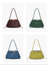 Cowhide Woven Bag