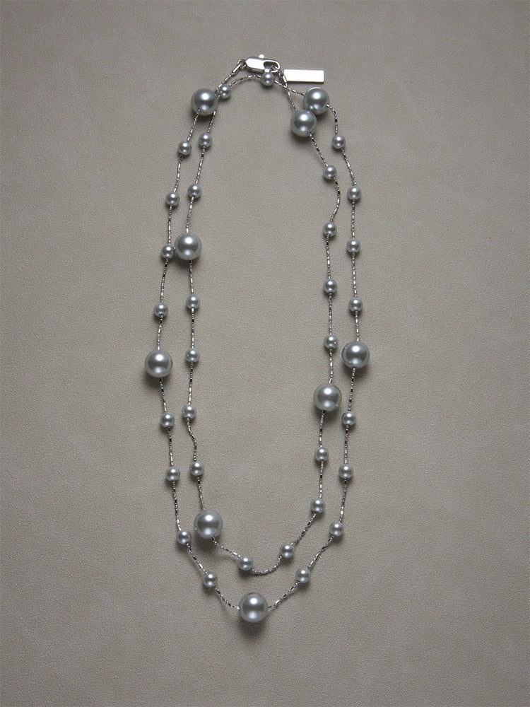 Gray Pearl Necklace