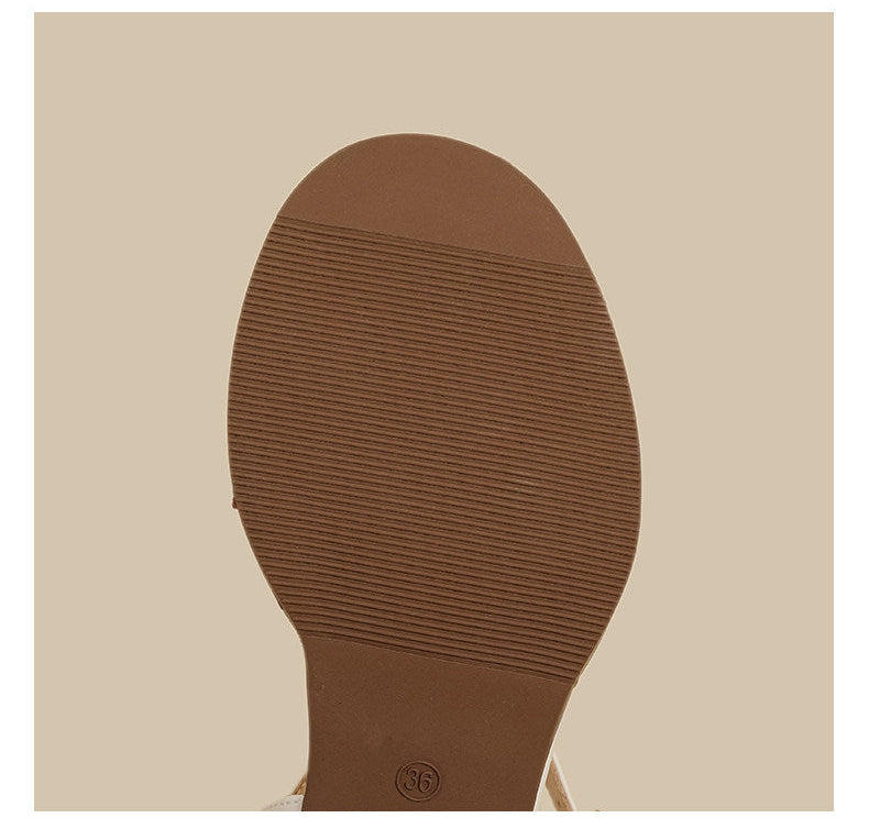 Ankle Strap Block Sandal