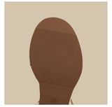 Ankle Strap Block Sandal