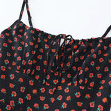 Midnight Poppy Slip Dress