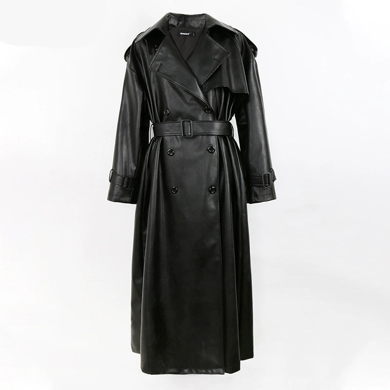 Leather Trench Coat