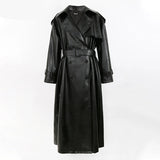 Leather Trench Coat
