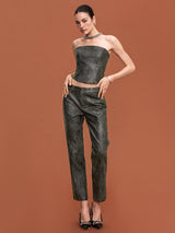 Leather Bandeau / Trouser