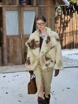 Plush Faux Fur Jacket