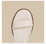 Ankle Strap Block Sandal