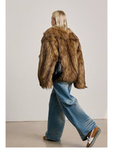Wolf Faux Fur Coat
