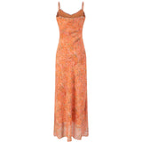 Sunset Bloom Slip Dress