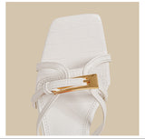 Buckle Strap Sandals (Black)