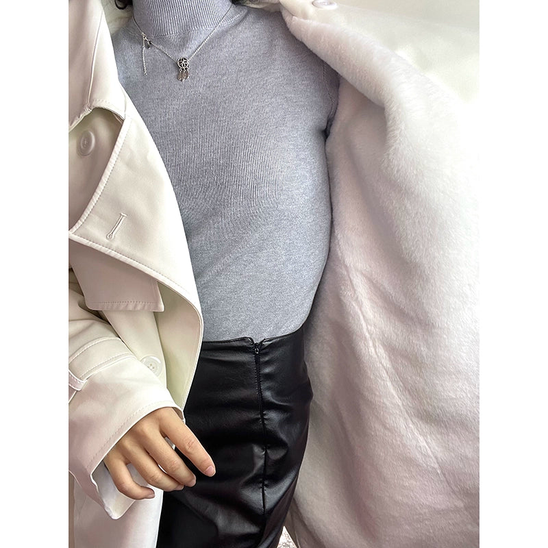 Leather Trench Coat