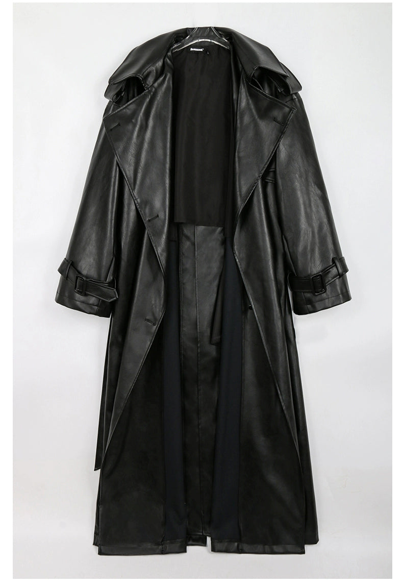 Leather Trench Coat