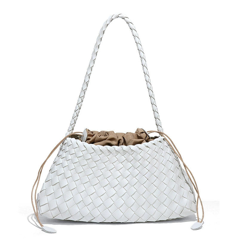 Cowhide Woven Bag