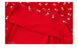 Crimson Floral Maxi