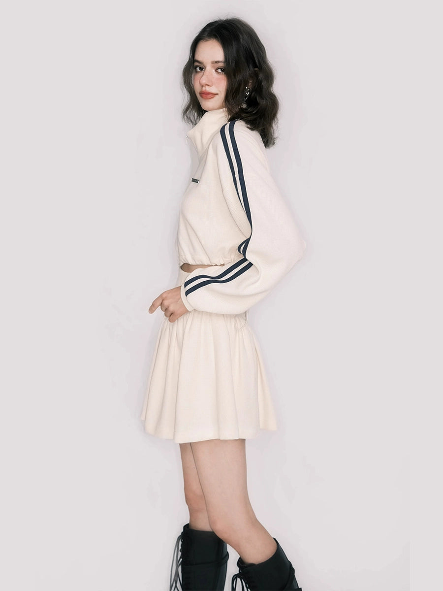 Waffle Sweatshirt / Skirt