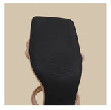 Wrap Strap Heel Sandals (Black)