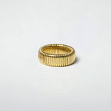 Ribbed Band Ring