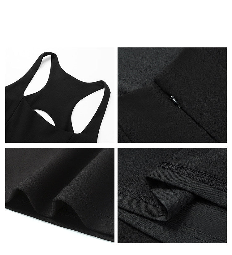 Back Cutout Sleeveless Mini Dress