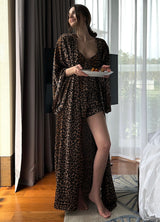 Leopard Satin Pajama-Three Piece