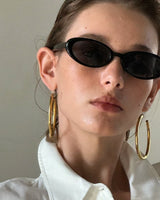 Slim Oval Sunglasses