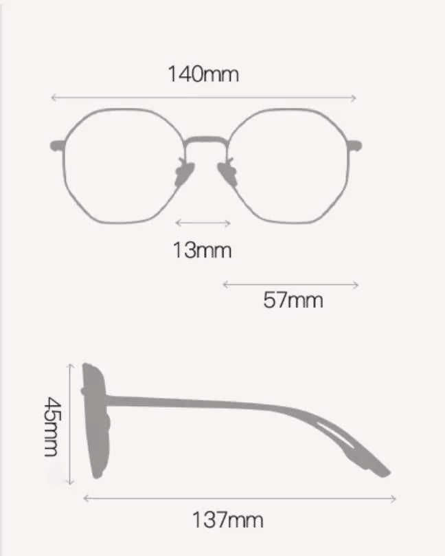 5 Colors Cat-Eye Glasses
